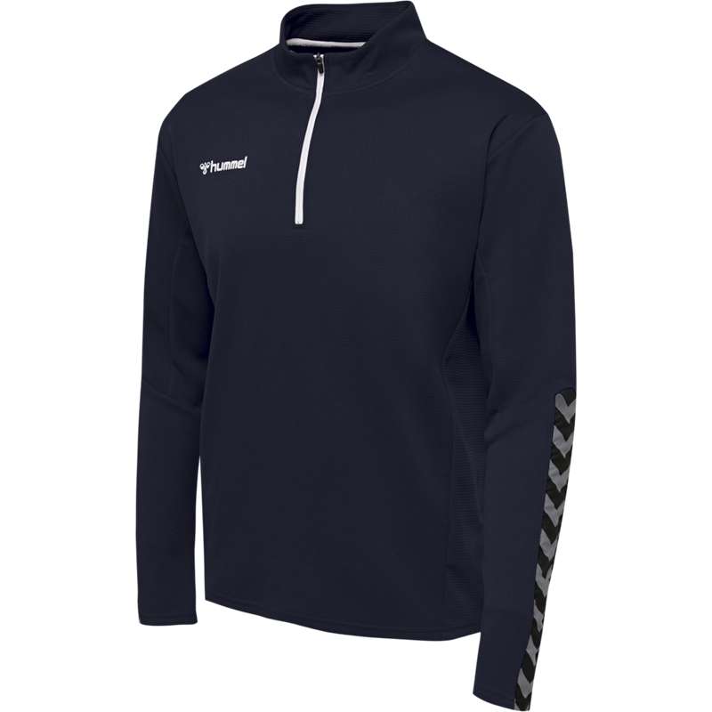 Hummel Authentic Half Zip Sweatshirt Herren Navy | 532450-288
