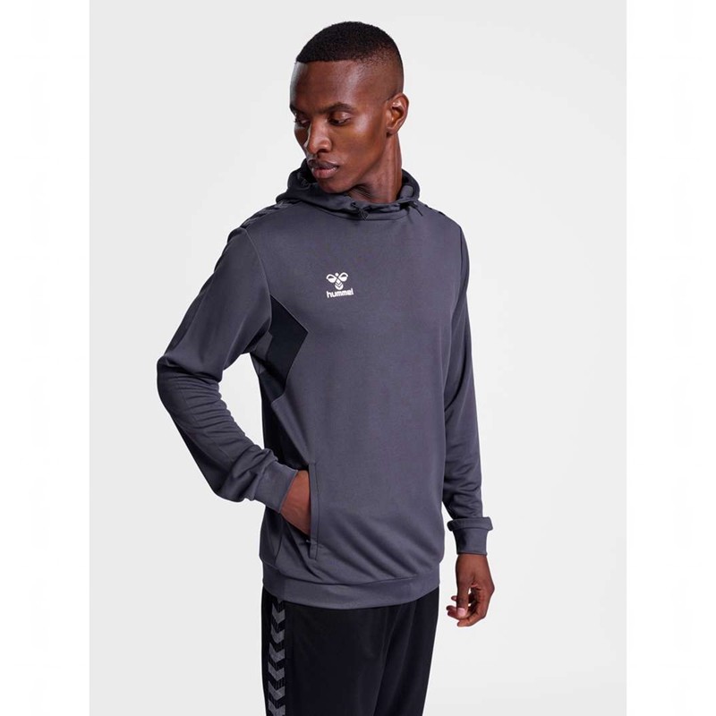 Hummel Authentic Pl Hoodie Herren Grau | 145954-834