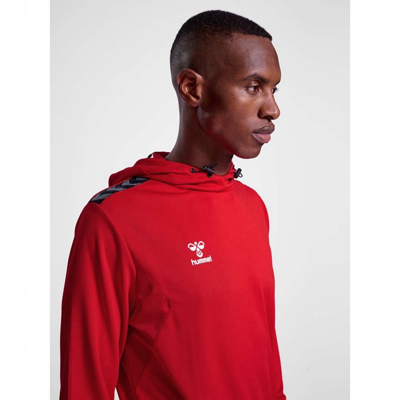 Hummel Authentic Pl Hoodie Herren Rot | 869820-786