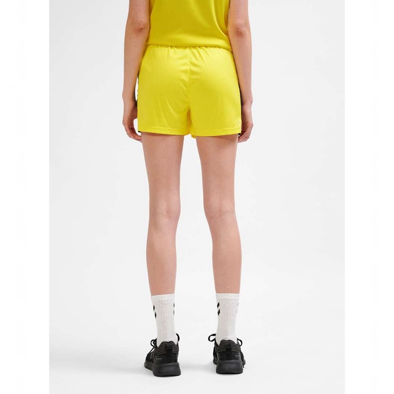 Hummel Authentic Pl Kurze Hose Damen Gelb | 989719-456