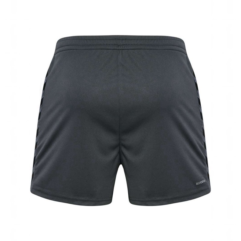Hummel Authentic Pl Kurze Hose Damen Schwarz | 285293-671