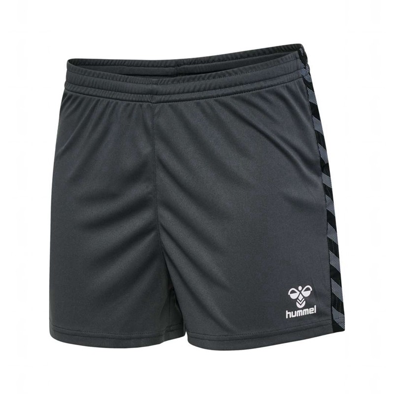 Hummel Authentic Pl Kurze Hose Damen Schwarz | 285293-671