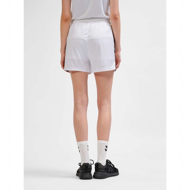 Hummel Authentic Pl Kurze Hose Damen Weiß | 526130-341