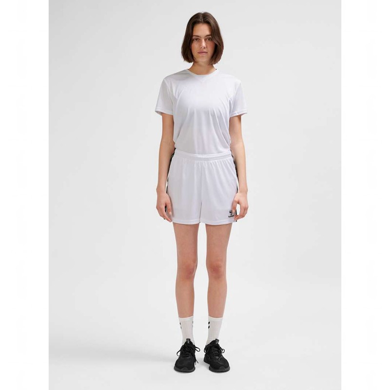 Hummel Authentic Pl Kurze Hose Damen Weiß | 526130-341
