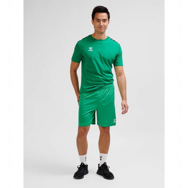 Hummel Authentic Pl Kurze Hose Herren Grün | 899794-625
