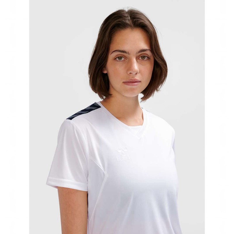 Hummel Authentic Pl S/S Trikot Damen Weiß | 727299-129