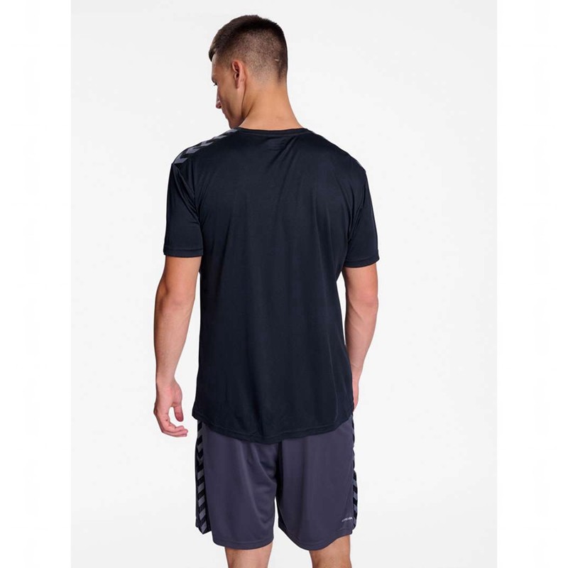 Hummel Authentic Pl S/S Trikot Herren Schwarz | 618038-877