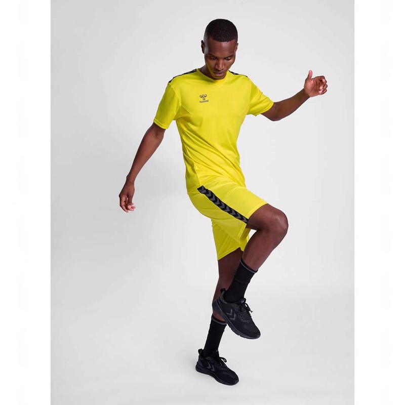 Hummel Authentic Pl T-shirts Herren Gelb | 991531-487