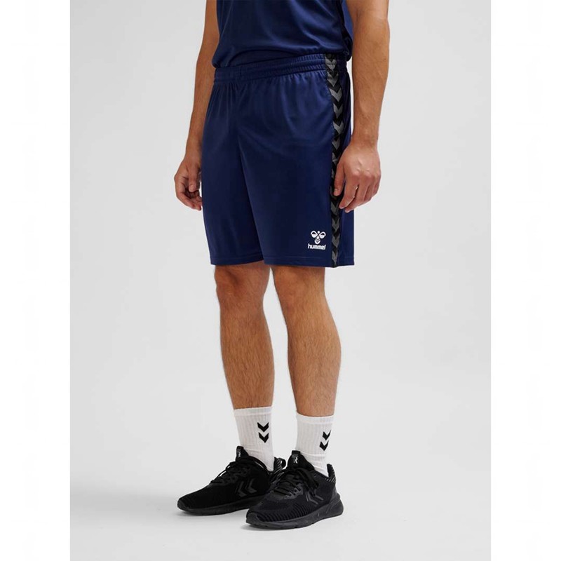 Hummel Authentic Pl T-shirts Herren Navy | 141744-132