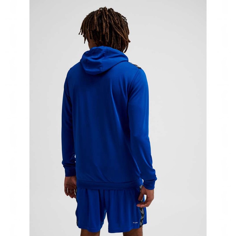 Hummel Authentic Pl Zip Hoodie Herren Blau | 831755-689