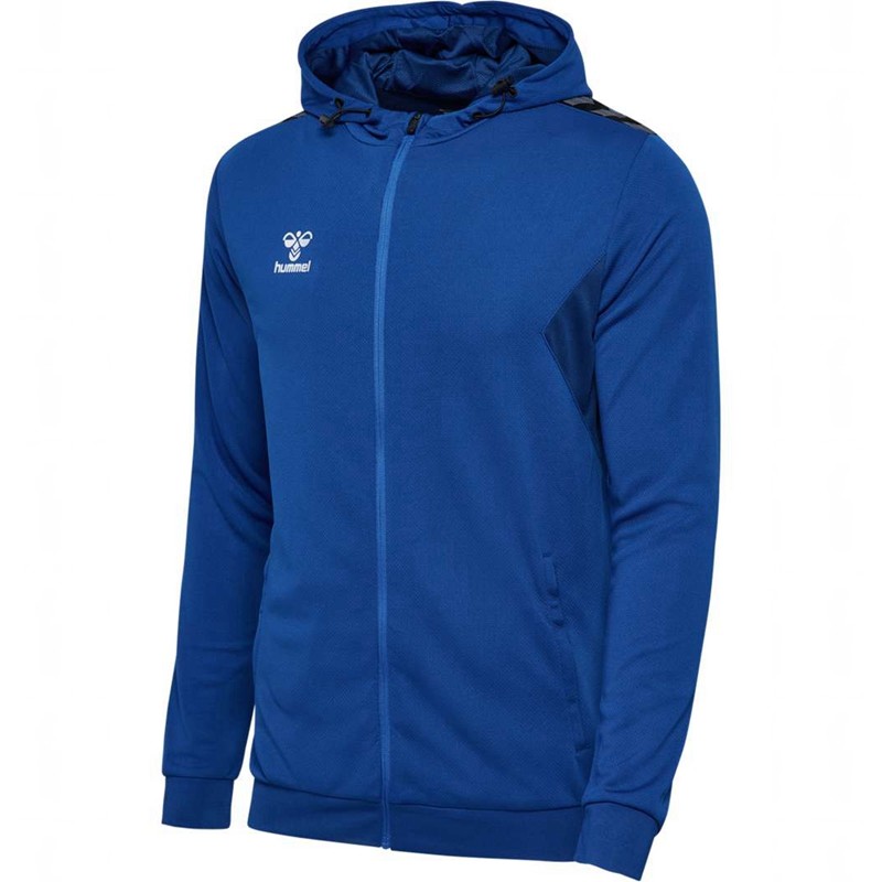 Hummel Authentic Pl Zip Hoodie Herren Blau | 831755-689