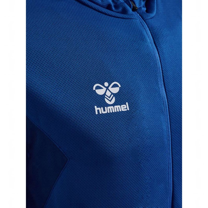 Hummel Authentic Pl Zip Hoodie Herren Blau | 831755-689