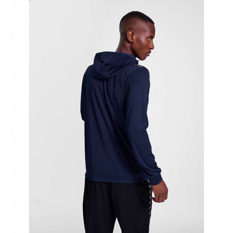 Hummel Authentic Pl Zip Hoodie Herren Navy | 169638-585