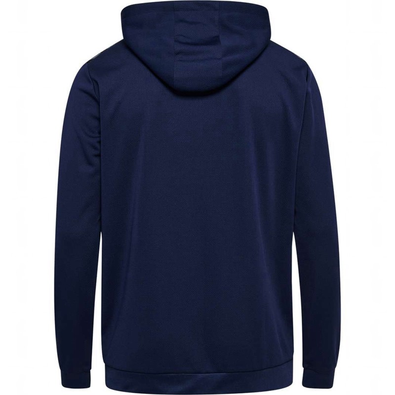 Hummel Authentic Pl Zip Hoodie Herren Navy | 169638-585