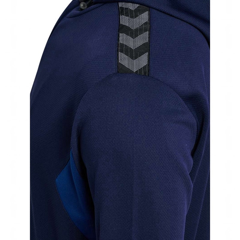 Hummel Authentic Pl Zip Hoodie Herren Navy | 169638-585
