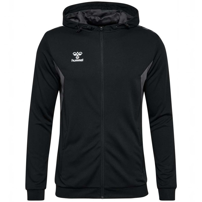 Hummel Authentic Pl Zip Hoodie Herren Schwarz | 149042-042