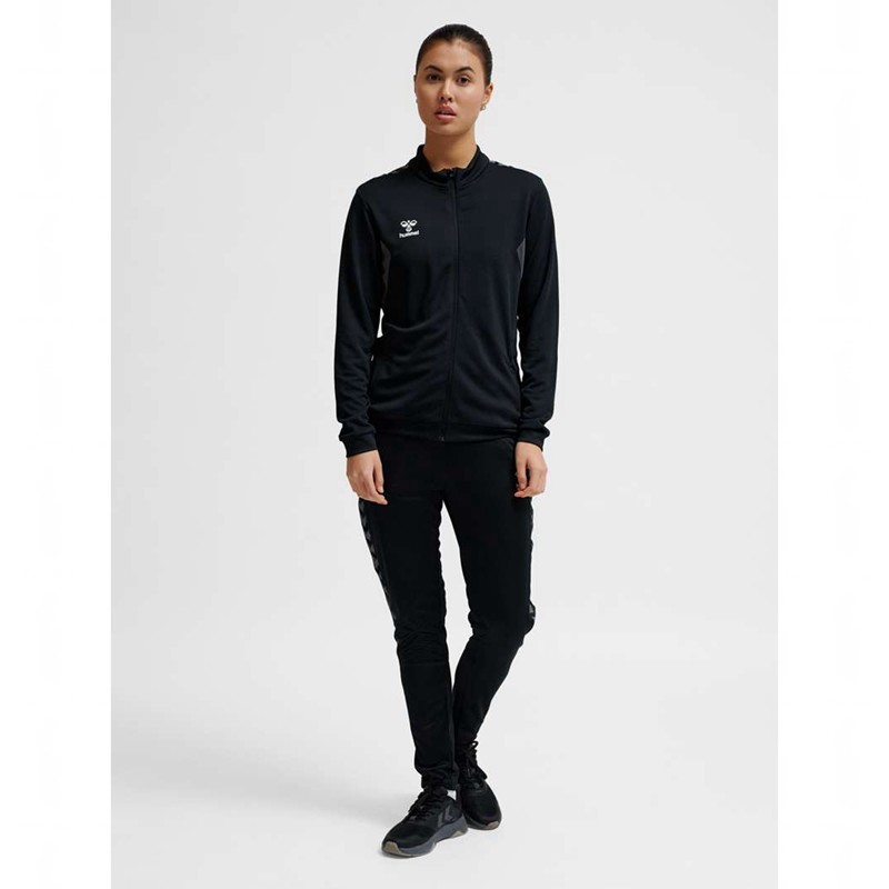 Hummel Authentic Pl Zip Jacken Damen Schwarz | 684794-387