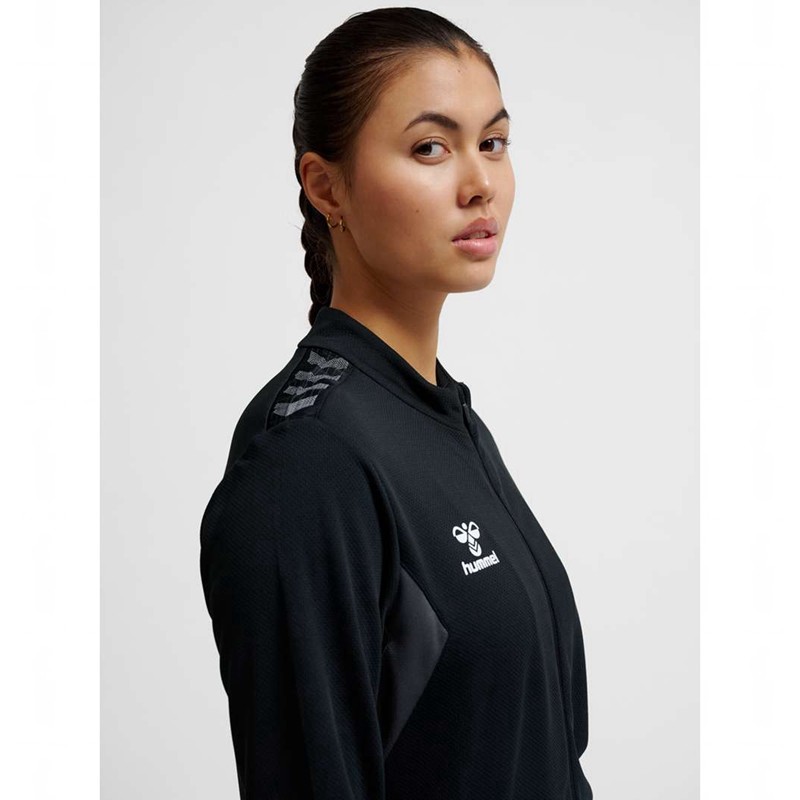 Hummel Authentic Pl Zip Jacken Damen Schwarz | 684794-387