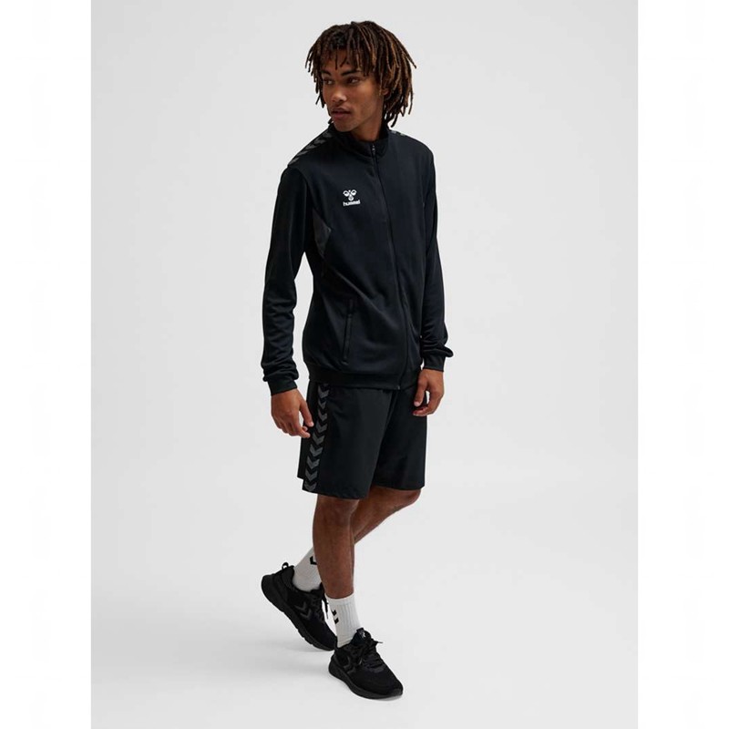 Hummel Authentic Pl Zip Jacken Herren Schwarz | 145554-402