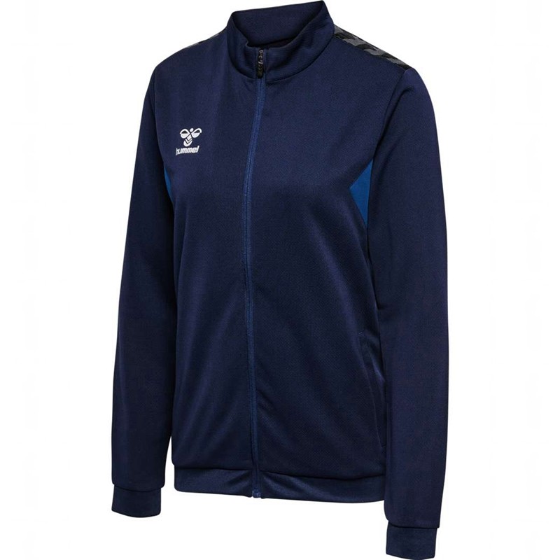 Hummel Authentic Pl Zip Sweatshirts Damen Navy | 566492-970