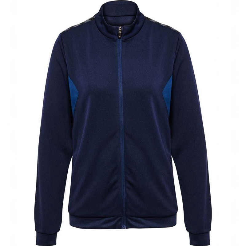 Hummel Authentic Pl Zip Sweatshirts Damen Navy | 566492-970