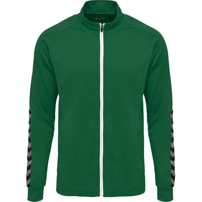 Hummel Authentic Poly Zip Jacken Herren Grün | 821597-147