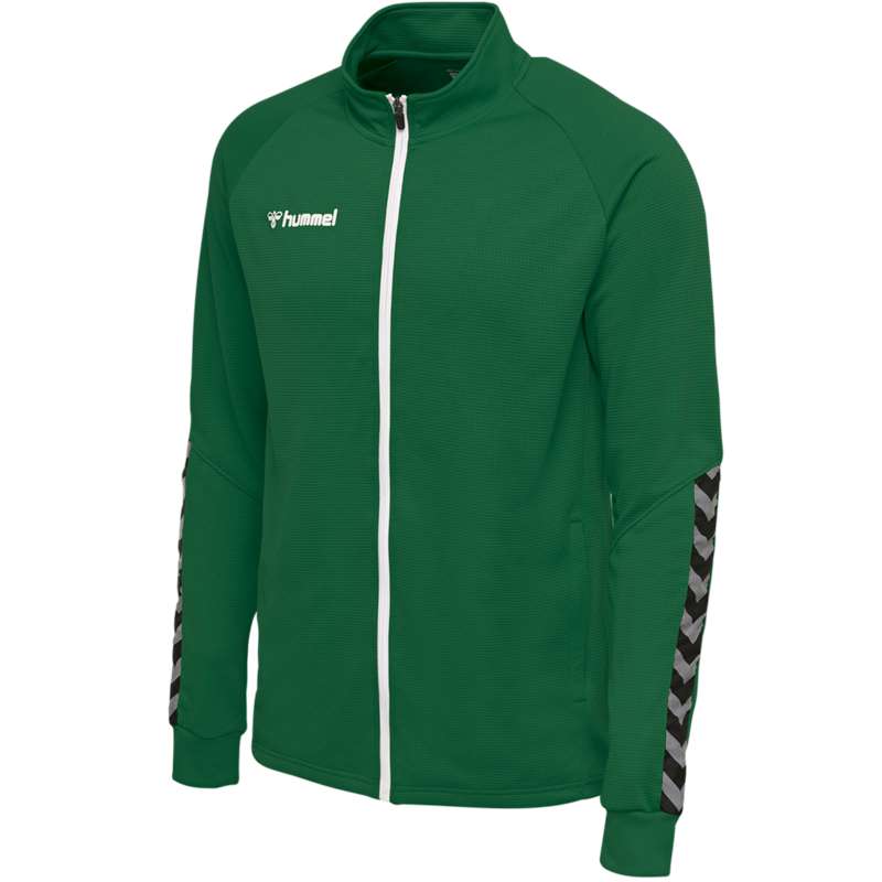 Hummel Authentic Poly Zip Jacken Herren Grün | 821597-147
