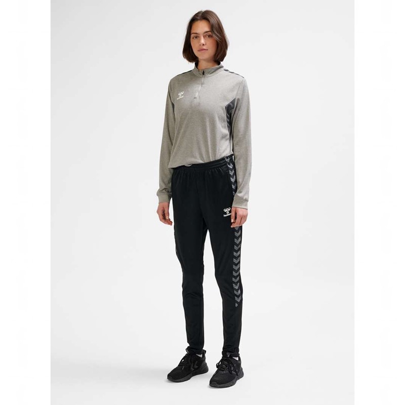Hummel Authentic Training Hoodie Damen Schwarz | 028113-295