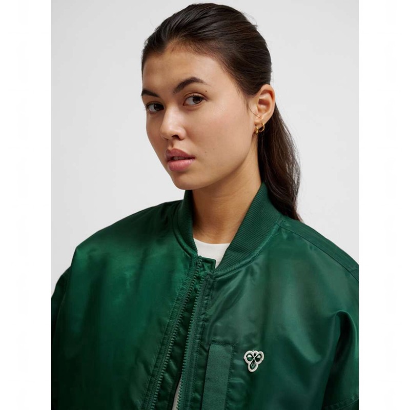 Hummel Baseball Bee Jacken Damen Grün | 264681-783