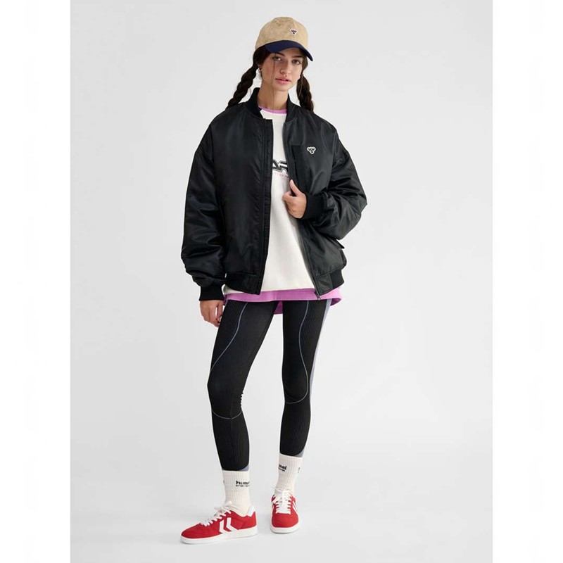 Hummel Baseball Bee Jacken Damen Schwarz | 468987-188
