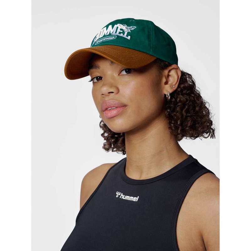 Hummel Baseball Bee Kappen Damen Grün | 154321-736