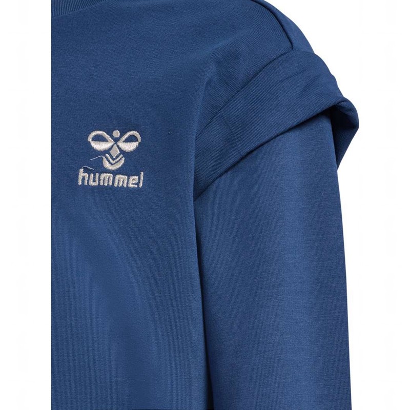 Hummel Bless Hoodie Kinder Blau | 547850-344