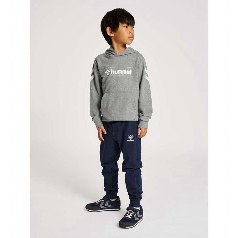 Hummel Box Hoodie Kinder Grau | 169769-269