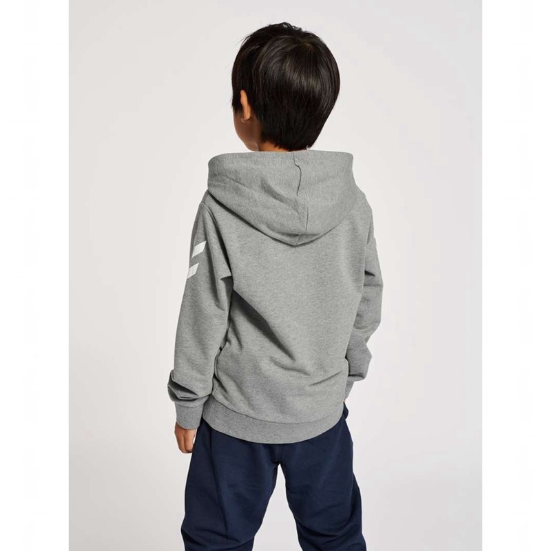 Hummel Box Hoodie Kinder Grau | 169769-269