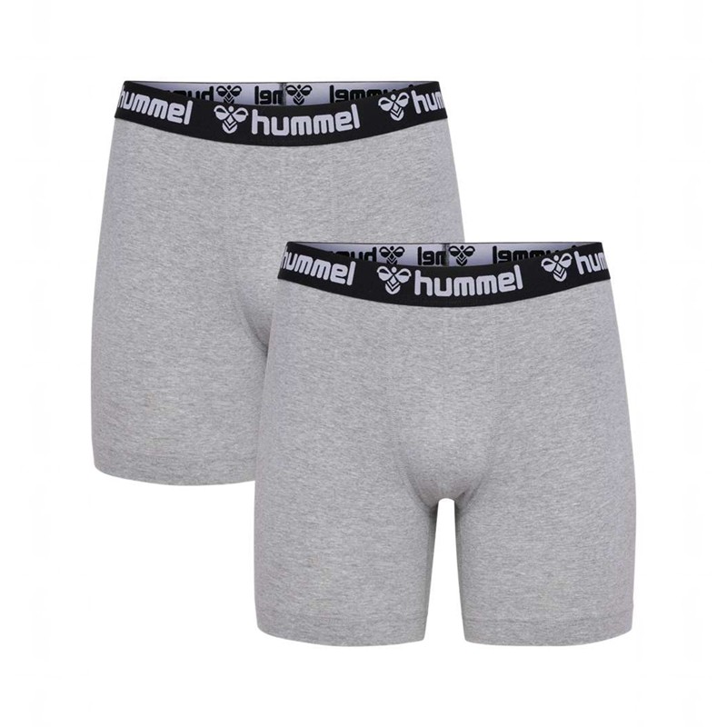 Hummel Boxers 2-pack Boxer Herren Grau | 410829-750