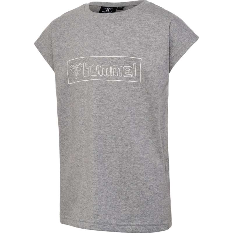 Hummel Boxline S/S 2 Pk T-shirts Kinder Grau | 291811-490