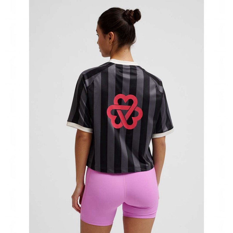 Hummel Boxy Bee Mine Shirt S/S Kurze Hose Damen Schwarz | 830931-877