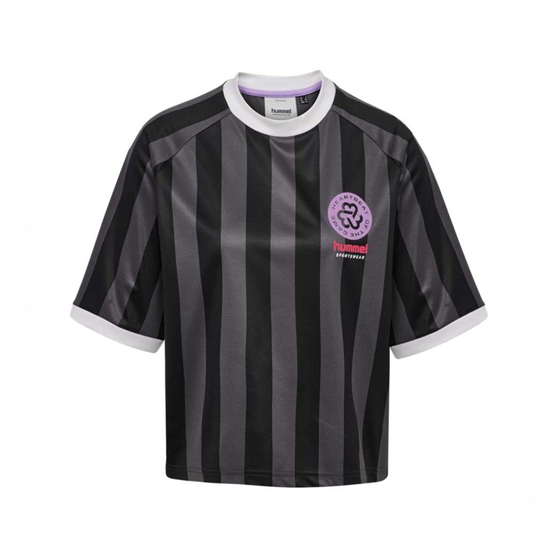 Hummel Boxy Bee Mine Shirt S/S Kurze Hose Damen Schwarz | 830931-877