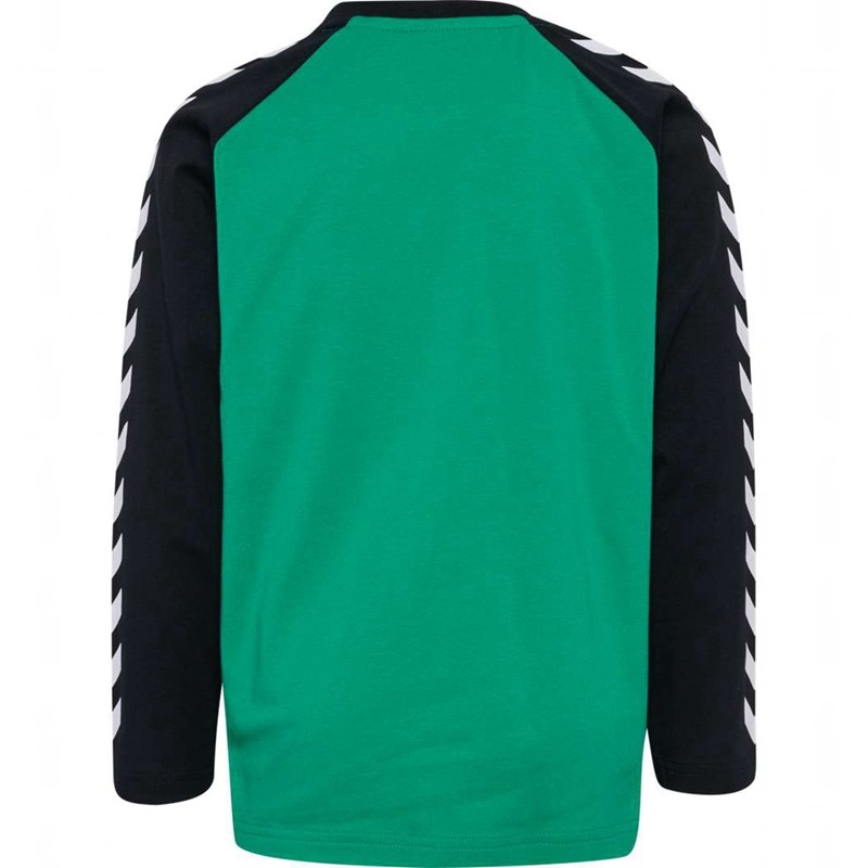 Hummel Boys L/S Jacken Kinder Grün | 486511-898