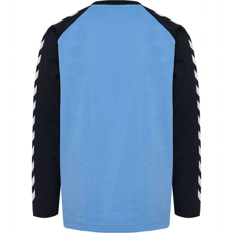 Hummel Boys L/S T-shirts Kinder Blau | 050195-273