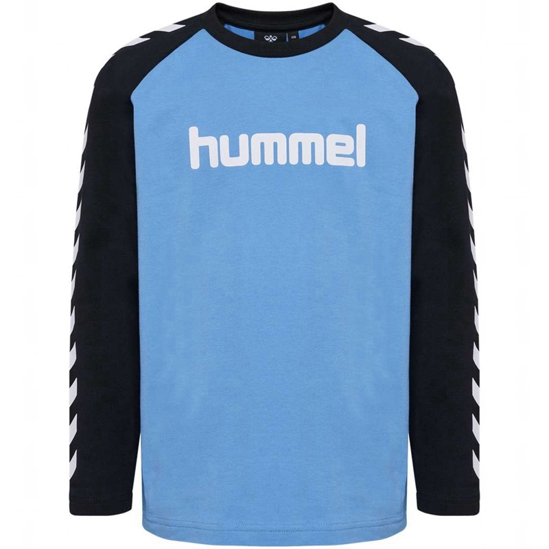 Hummel Boys L/S T-shirts Kinder Blau | 050195-273
