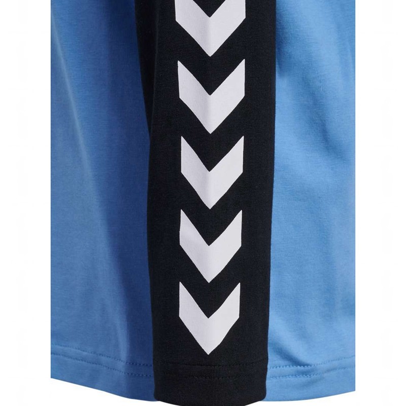 Hummel Boys L/S T-shirts Kinder Blau | 050195-273