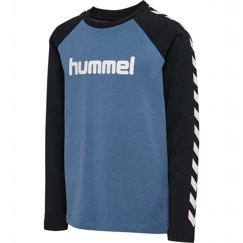 Hummel Boys L/S T-shirts Kinder Blau | 549593-436