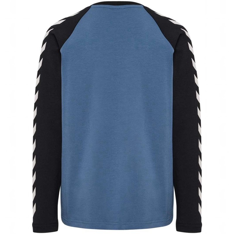 Hummel Boys L/S T-shirts Kinder Blau | 549593-436