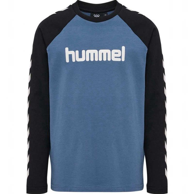 Hummel Boys L/S T-shirts Kinder Blau | 549593-436