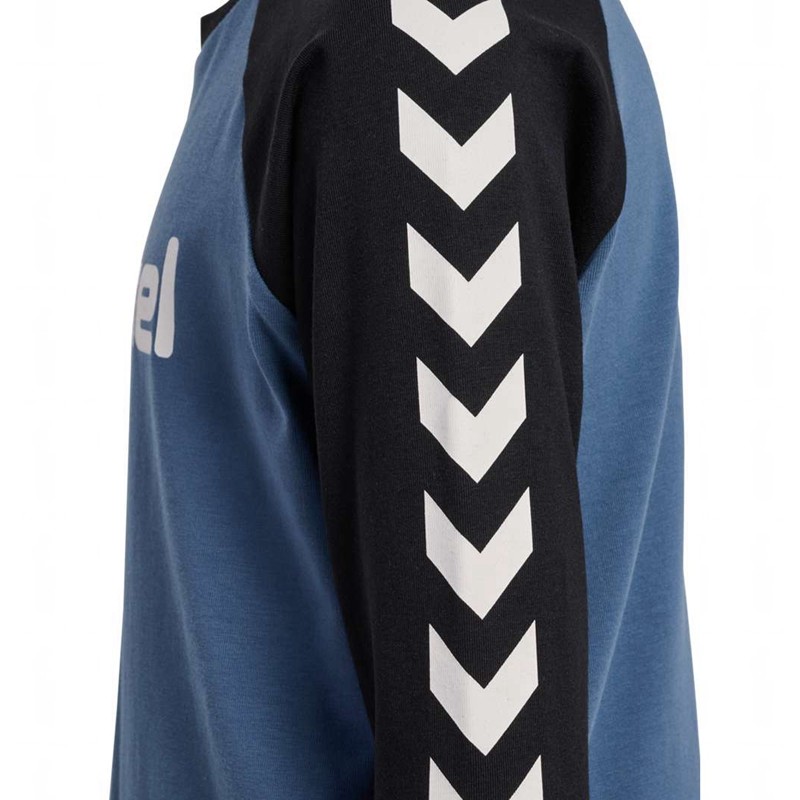 Hummel Boys L/S T-shirts Kinder Blau | 549593-436