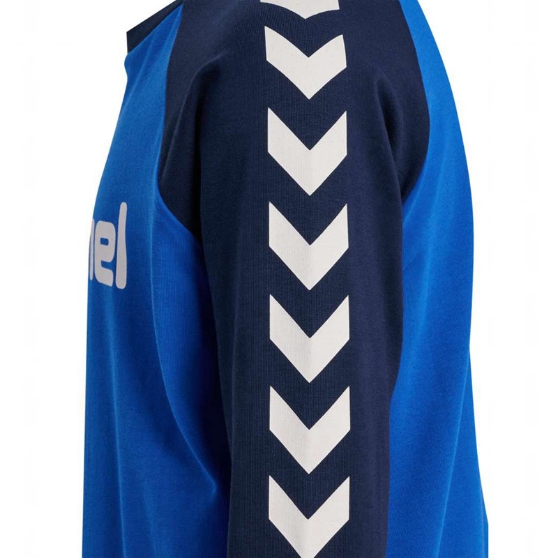 Hummel Boys L/S T-shirts Kinder Blau | 640163-818