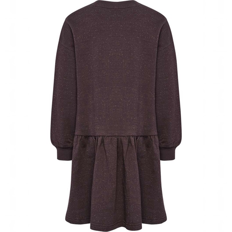 Hummel Carola L/S Kleid Kinder Schokolade | 644645-195