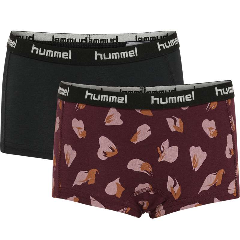 Hummel Carolina 2-pack Unterwäsche Kinder Bordeaux | 172205-322