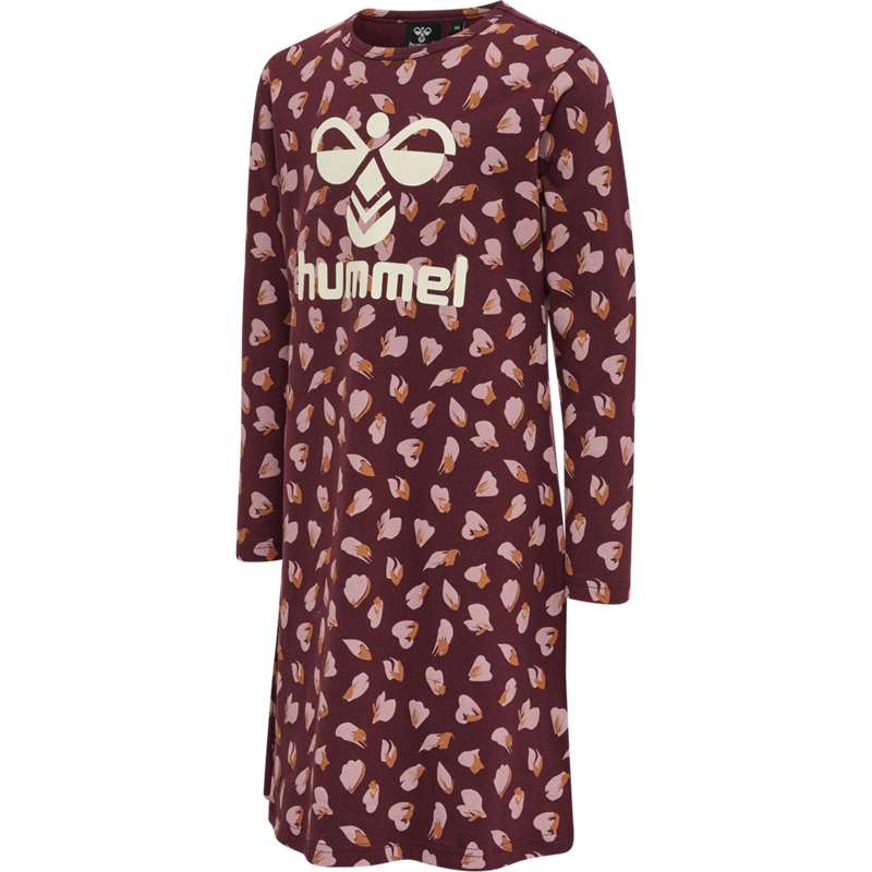 Hummel Carolina Night L/S Kleid Kinder Bordeaux | 227955-325